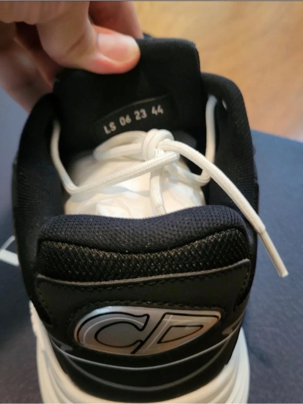 Dior Black and White Men's Athletic Sneakers